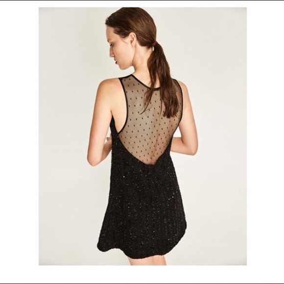 Zara Mini Black Dress - Picture 2 of 2